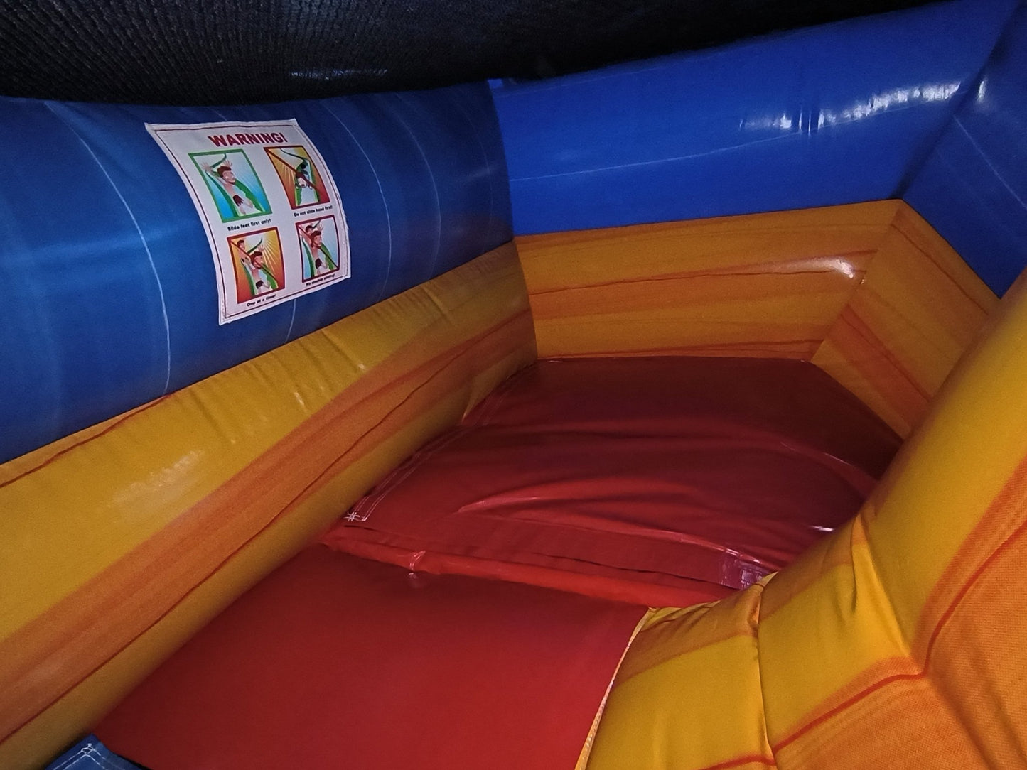 12ft Blue Tide Waterslide – Wet/Dry – Commercial - Strength PVC - InflateO