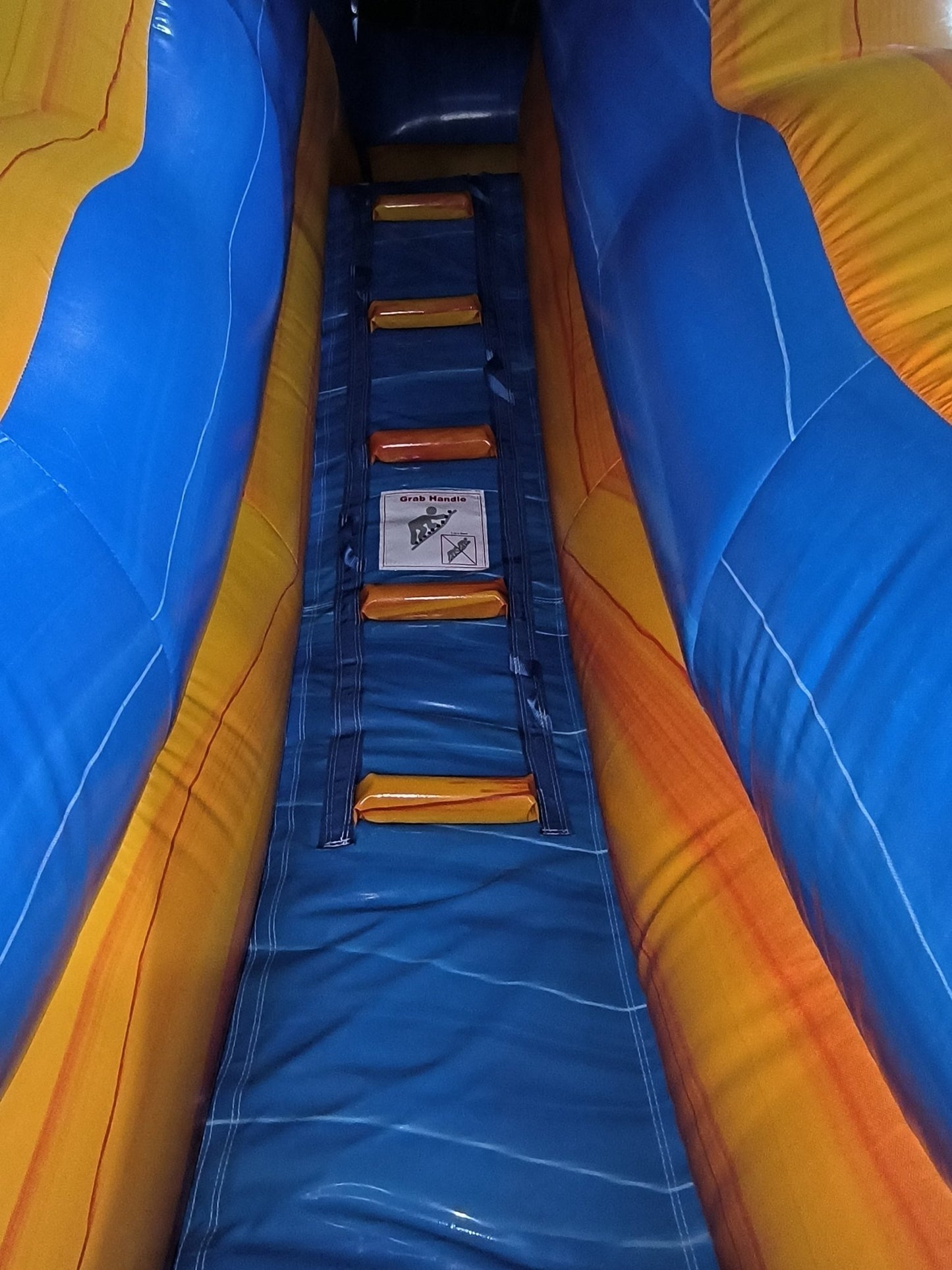 12ft Blue Tide Waterslide – Wet/Dry – Commercial - Strength PVC - InflateO
