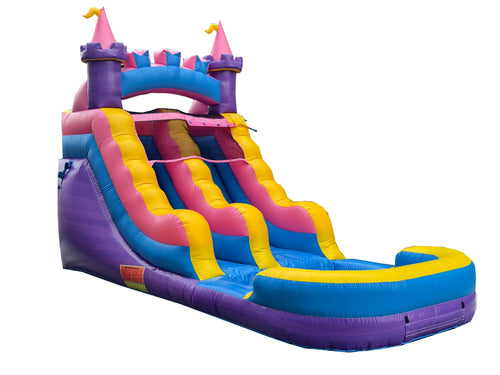 12Ft Princess Waterslide – Wet/Dry – Commercial-Strength PVC