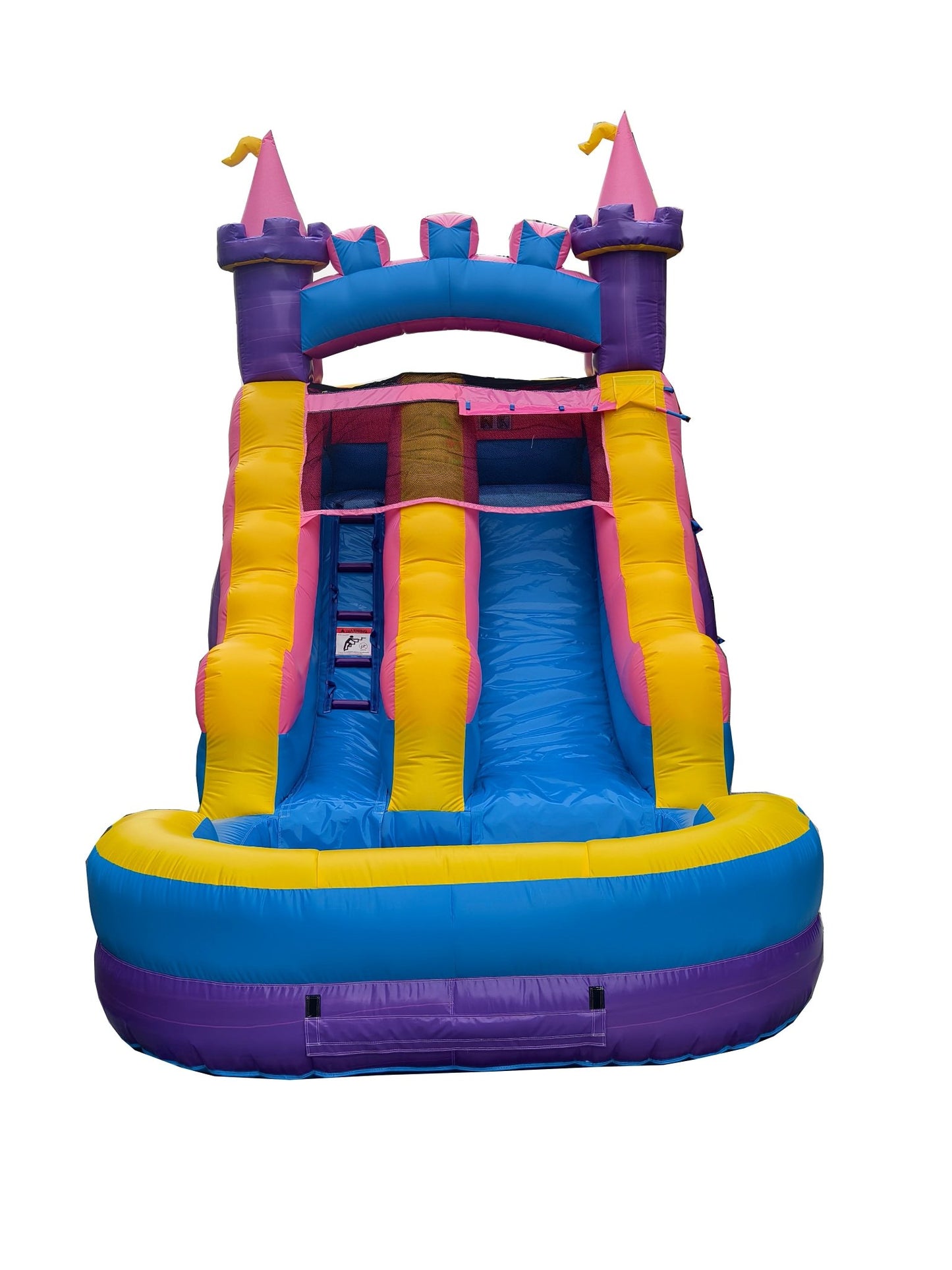 12Ft Princess Waterslide – Wet/Dry – Commercial - Strength PVC - InflateO