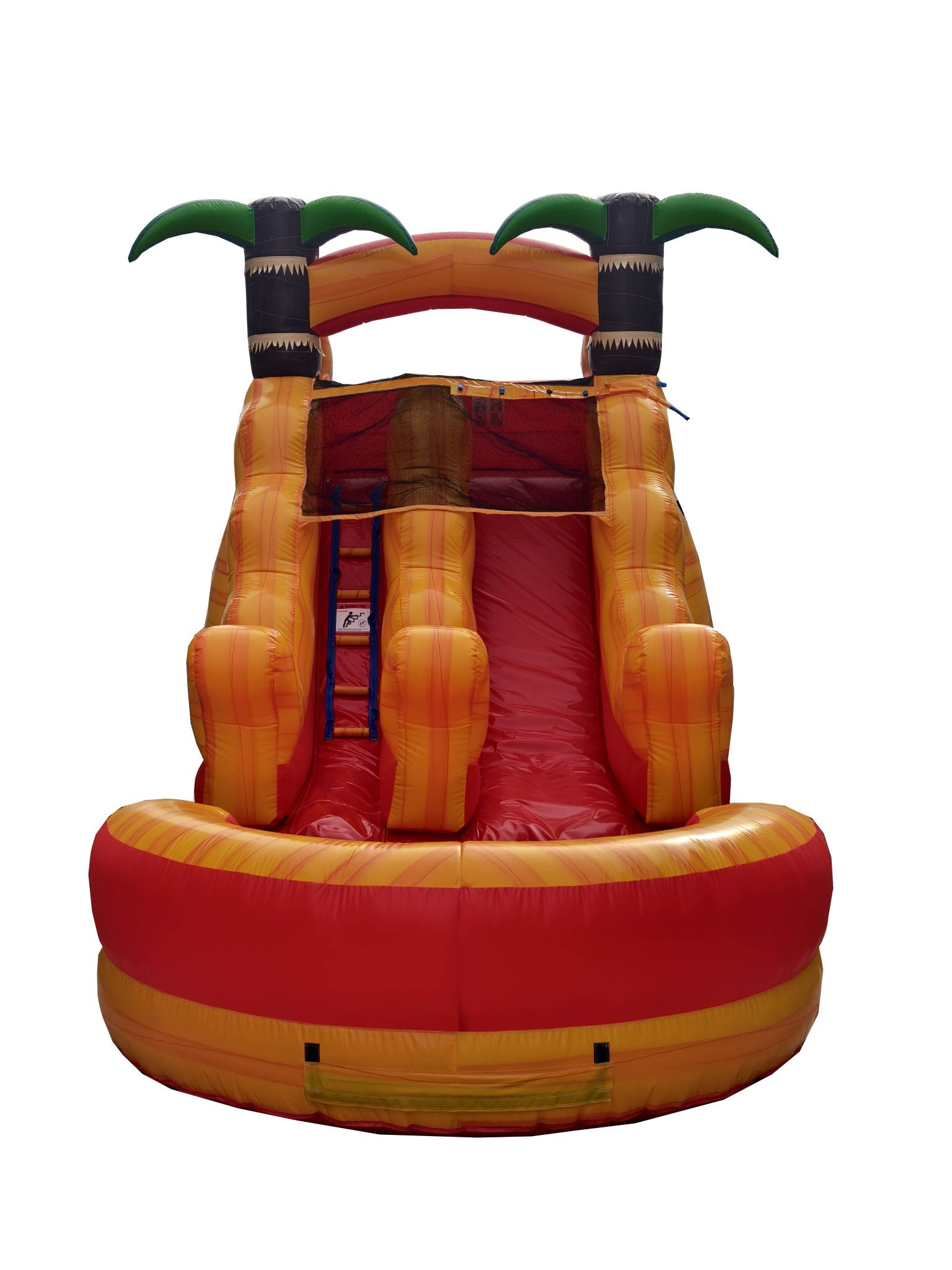 13ft Flame Tropical waterslide – Wet/Dry – Commercial - Strength PVC - InflateO