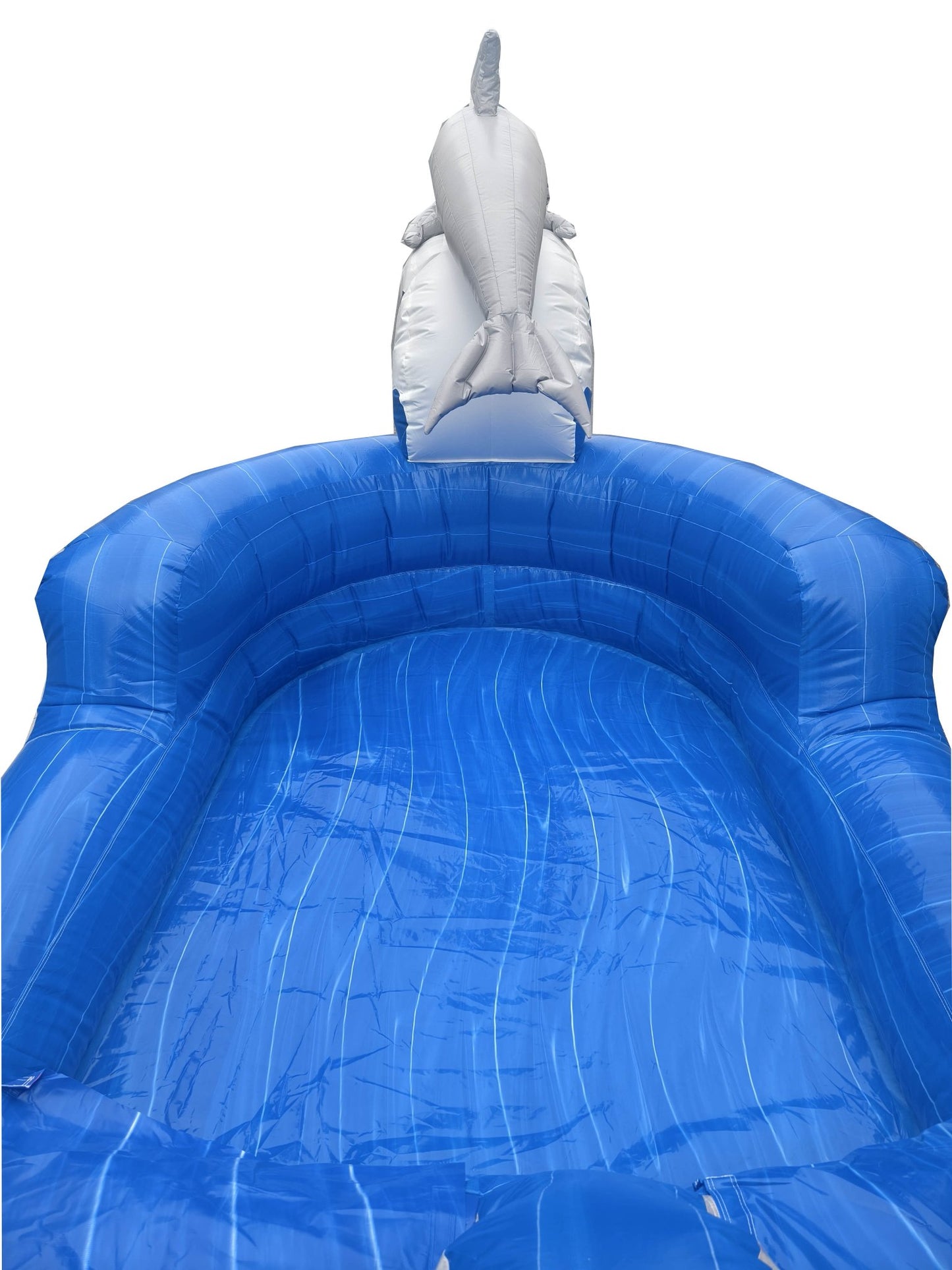 14ft Dolphin Splash Waterslide – Wet/Dry – Commercial - Strength PVC - InflateO