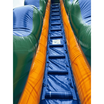 22ft Blue Tropical Waterslide – Wet/Dry – Commercial-Strength PVC