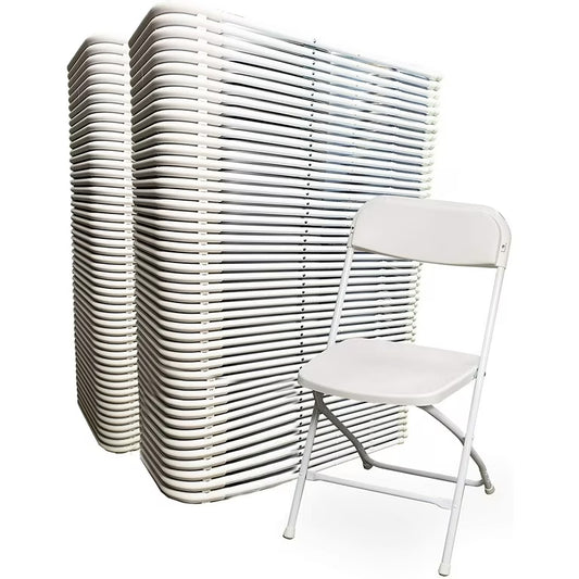 Plastic Folding Chairs 100 Pack
