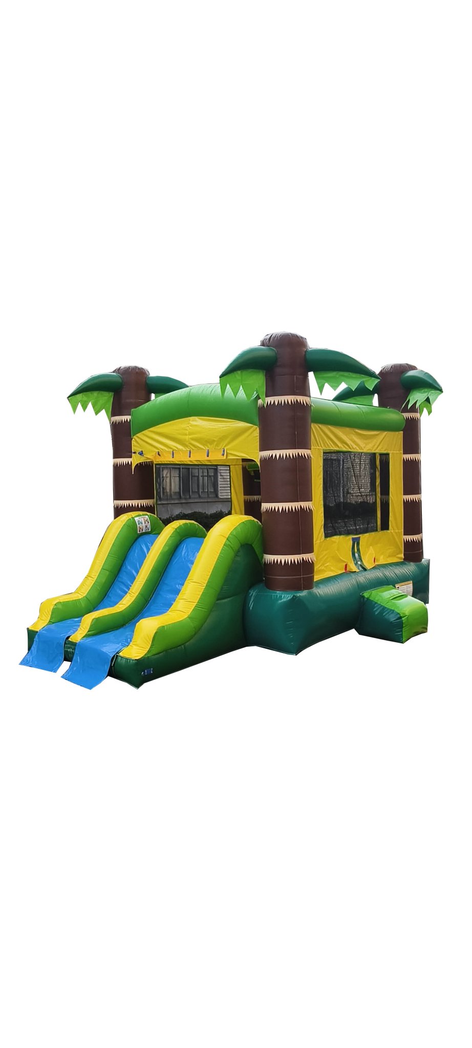 Tropical Combo – Wet/Dry with Pool – Commercial - Strength PVC - InflateO