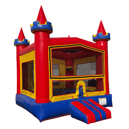 Classic 13x13 Bounce House Castle | Primary Colors | Commercial PVC - InflateO