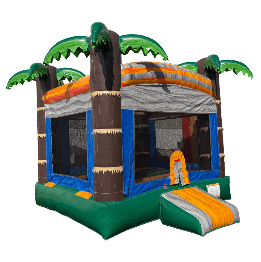13x13 Tropical Bounce House | Commercial Grade Inflatable Castle - InflateO