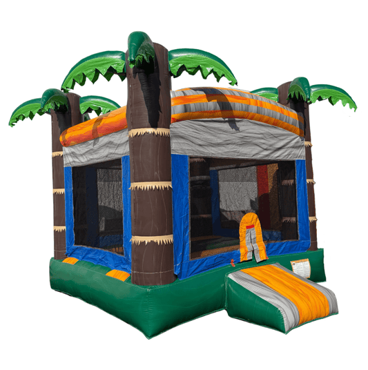13x13 Tropical Bounce House | Commercial Grade Inflatable Castle - InflateO